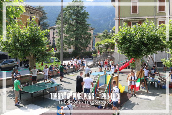 1a EDIZ. TORNEO DI PING PONG PRO LOCO 2019.