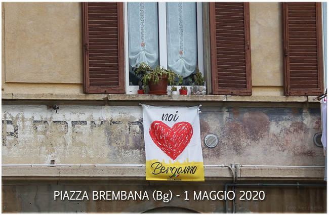 PIAZZA BREMBANA 1° MAGGIO 2020.