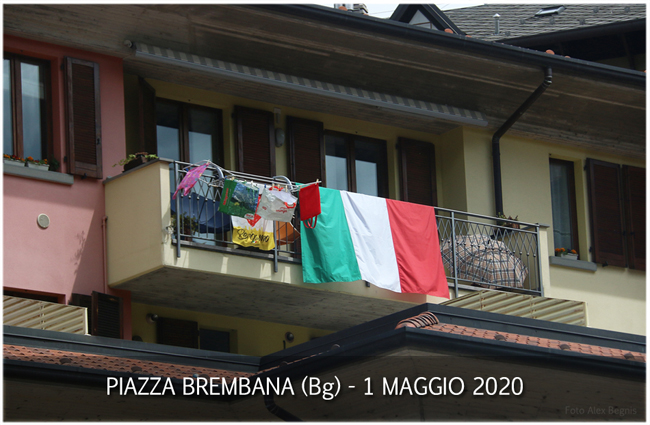 PIAZZA BREMBANA 1° MAGGIO 2020.