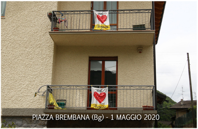 PIAZZA BREMBANA 1° MAGGIO 2020.