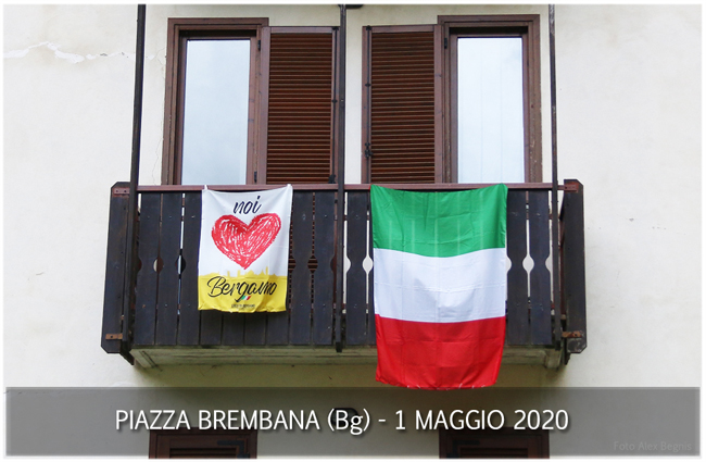 PIAZZA BREMBANA 1° MAGGIO 2020.