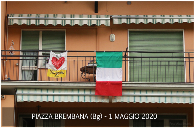 PIAZZA BREMBANA 1° MAGGIO 2020.