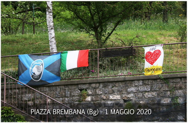 PIAZZA BREMBANA 1° MAGGIO 2020.