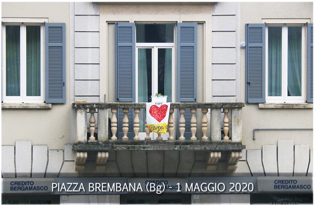 PIAZZA BREMBANA 1° MAGGIO 2020.