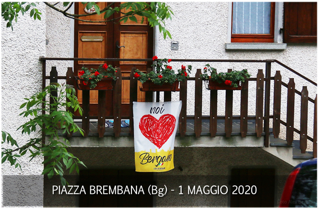 PIAZZA BREMBANA 1° MAGGIO 2020.