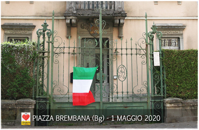 PIAZZA BREMBANA 1° MAGGIO 2020.