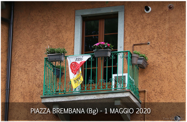 PIAZZA BREMBANA 1° MAGGIO 2020.