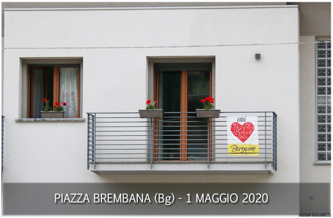 PIAZZA BREMBANA 1° MAGGIO 2020.