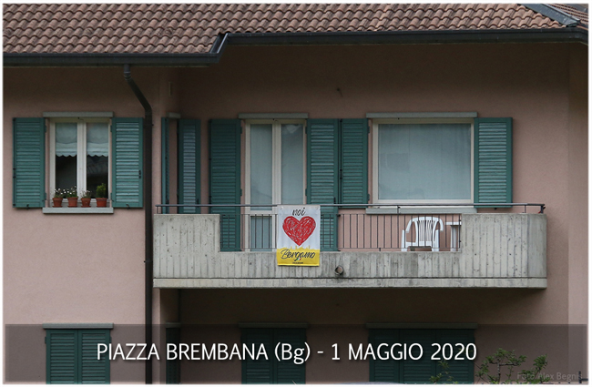 PIAZZA BREMBANA 1° MAGGIO 2020.