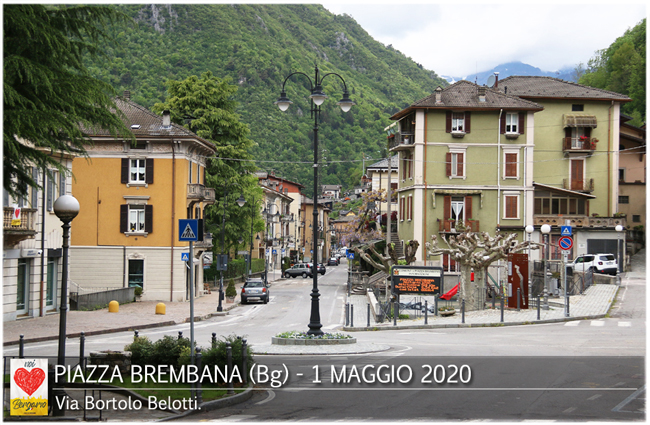 PIAZZA BREMBANA 1° MAGGIO 2020.