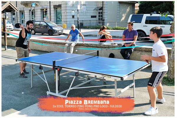 Piazza Brembana - Sport e attività sportive. Torneo di Ping Pong - Pro Loco - 2020 - 2a Edizione.