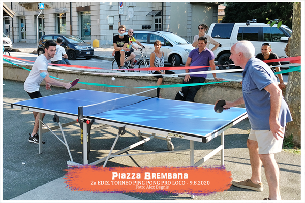 Piazza Brembana - Sport e attività sportive. Torneo di Ping Pong - Pro Loco - 2020 - 2a Edizione.