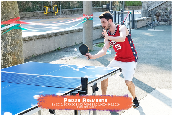 Piazza Brembana - Sport e attività sportive. Torneo di Ping Pong - Pro Loco - 2020 - 2a Edizione.