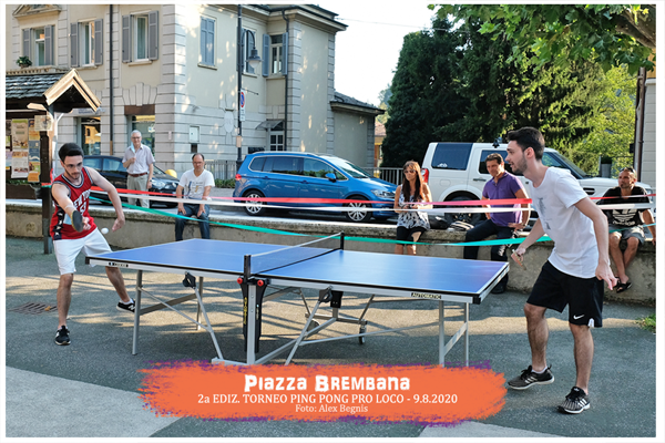 Piazza Brembana - Sport e attività sportive. Torneo di Ping Pong - Pro Loco - 2020 - 2a Edizione.