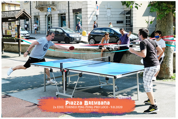 Piazza Brembana - Sport e attività sportive. Torneo di Ping Pong - Pro Loco - 2020 - 2a Edizione.