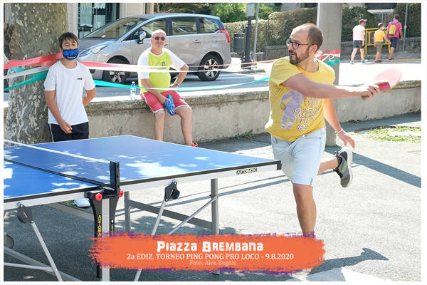 Piazza Brembana - Sport e attività sportive. Torneo di Ping Pong - Pro Loco - 2020 - 2a Edizione.