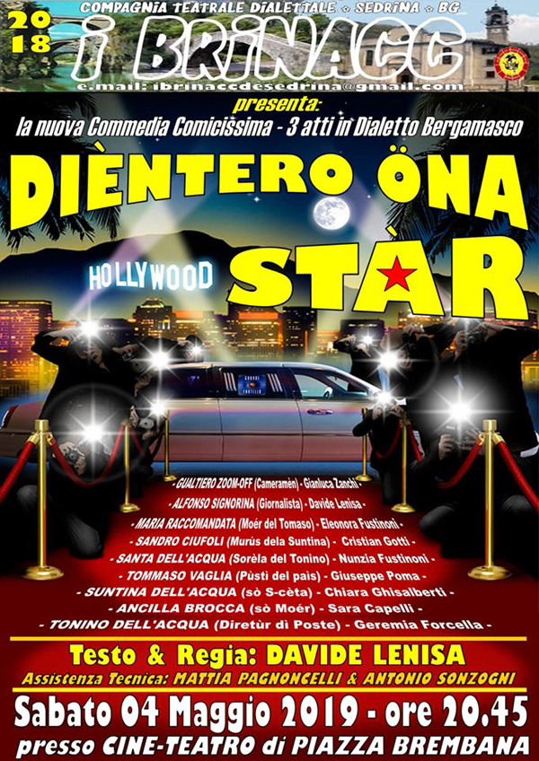 SPETTACOLO TEATRALE - Dientero ona star. SPETTACOLO TEATRALE - Dientero ona star