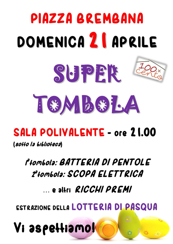 Biblioteca Comunale sala polivalente - Super tombola e lotteria di paqua 2019 - Manifestazioni eventi a Piazza Brembana Biblioteca Comunale sala polivalente - Super tombola e lotteria di paqua 2019 - Manifestazioni eventi a Piazza Brembana