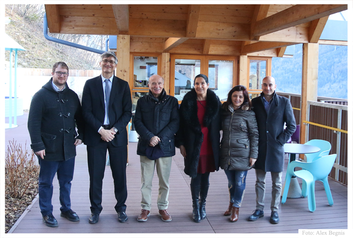 Piazza Brembana (Bg) -  L'assessore al turismo regione Lombardia LARA MAGONI, in visita alla Fondazione don Stefano Palla.