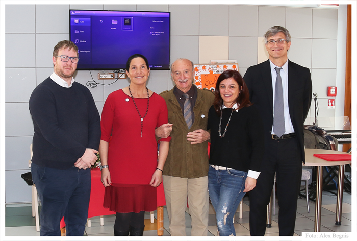 Piazza Brembana (Bg) -  L'assessore al turismo regione Lombardia LARA MAGONI, in visita alla Fondazione don Stefano Palla.