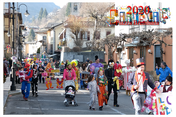 PIAZZA BREMBANA SFILATA E FESTA DI CARNEVALE 2020.