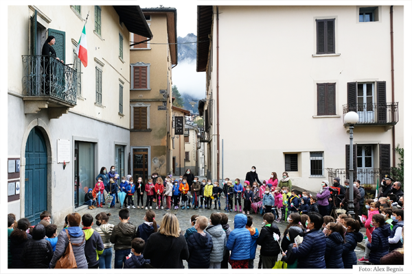 PIAZZA BREMBANA - Commemorazione 4 novembre.