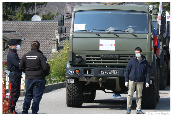 Piazza Brembana - Coronavirus Covid-19 - Sanificazione Rsa Don Stefano Palla.