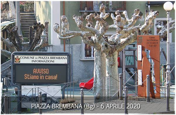 Piazza Brembana emergenza Coronavirus Covid-19 - Fotonews. Piazza Brembana emergenza Coronavirus Covid-19 - Fotonews.