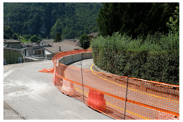 Piazza Brembana -  Riapertura strada alla viabilita' in Via Antonio Locatelli zona Tiro a Segno - 27 luglio 2020.