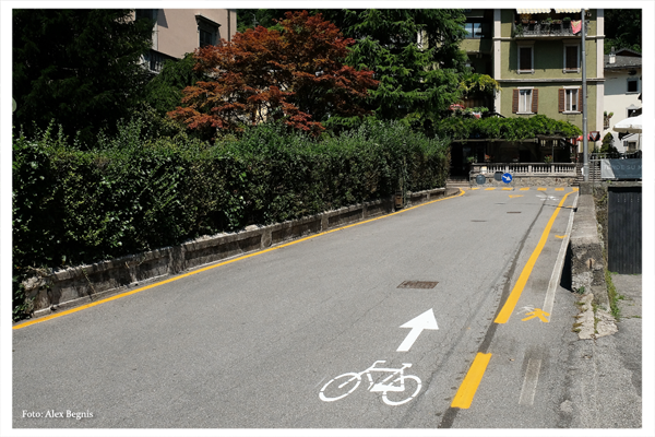 Piazza Brembana -  Riapertura strada alla viabilita' in Via Antonio Locatelli zona Tiro a Segno - 27 luglio 2020.