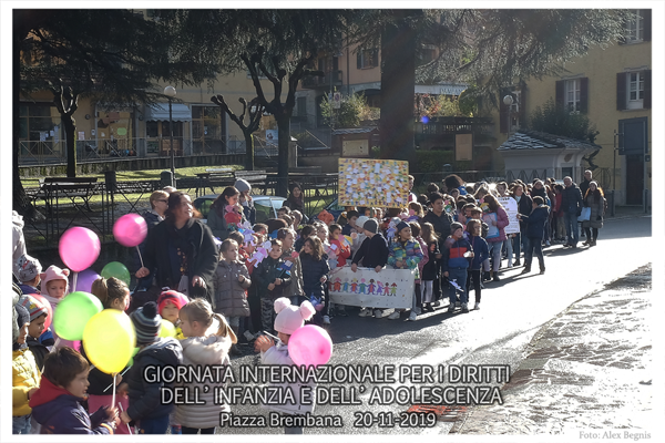 Piazza Brembana - Giornata internazionale per i diritti dell'infanzia e dell' adolescenza.