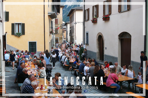 Piazza Brembana -  La Gnoccata - Festa di San Bernardo.