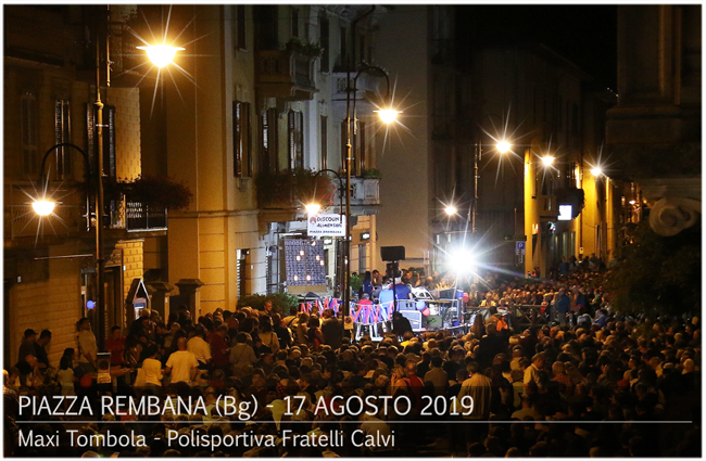 Maxi Tombola - Organizzata dalla Polisportiva Fratelli Calvi. Piazza Brembana Notizie - Maxi Tombola - Organizzata dalla Polisportiva Fratelli Calvi.
