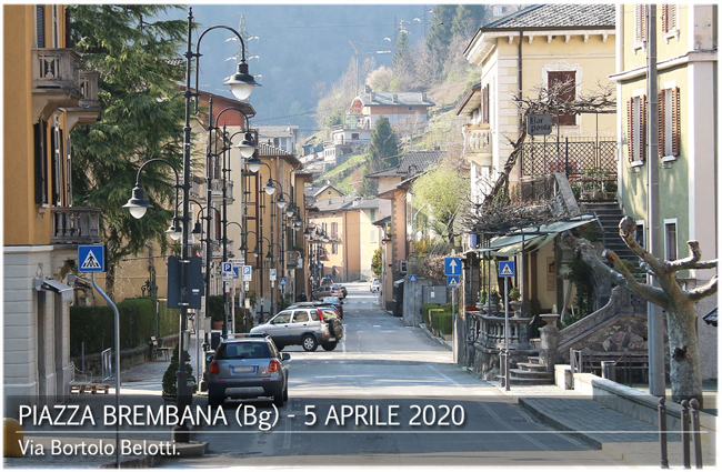 Piazza Brembana emergenza Coronavirus Covid-19 - Fotonews.