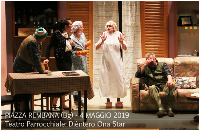 Dientero ona star - Commedia in dialetto bergamasco. Piazza Brembana Notizie - Dientero ona star - Commedia in dialetto bergamasco.
