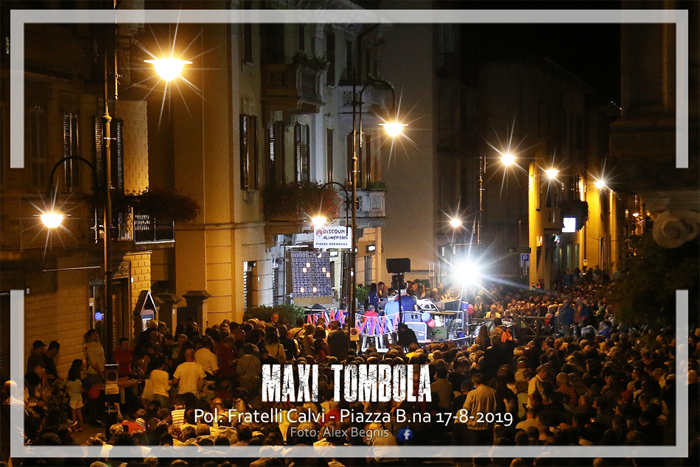 Piazza Brembana Manifestazioni eventi - Maxi Tombola Polisportiva Fratelli Calvi.