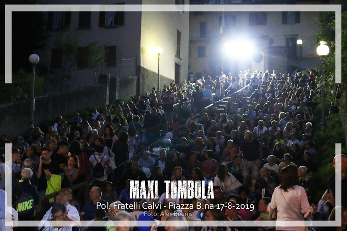 Piazza Brembana Manifestazioni eventi - Maxi Tombola Polisportiva Fratelli Calvi.