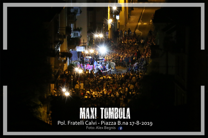 Piazza Brembana Manifestazioni eventi - Maxi Tombola Polisportiva Fratelli Calvi.