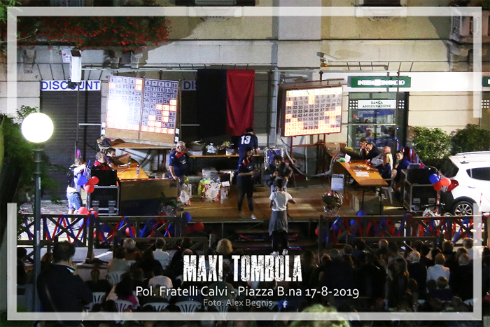 Piazza Brembana Manifestazioni eventi - Maxi Tombola Polisportiva Fratelli Calvi.