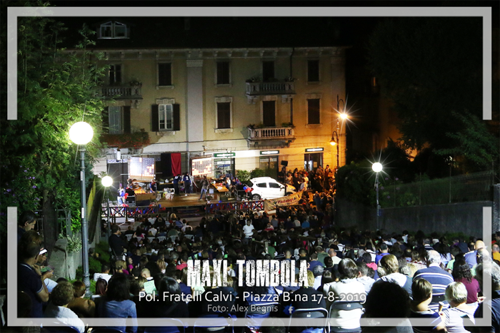 Piazza Brembana Manifestazioni eventi - Maxi Tombola Polisportiva Fratelli Calvi.