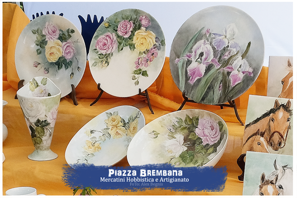 Piazza Brembana - Mercatini Hobbistica e Artigianato. Luglio 2020.
