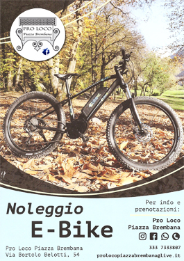  Pro Loco Piazza Brembana - Noleggio E-Bike.