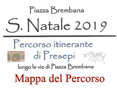 Percorso itinerante di presepi lungo l vie del paese.