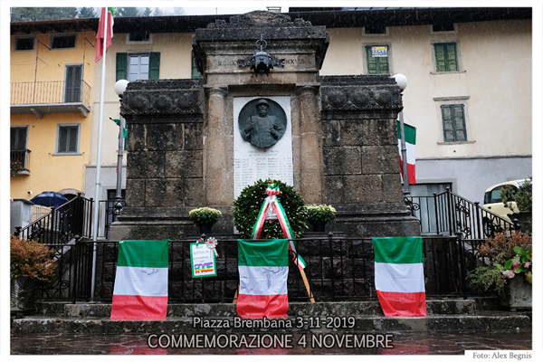 Piazza Brembana PREMIO MAMMA CALVI - Commemorazione 4 novembre - Festa delle Forze Armate.