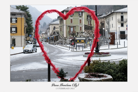 Piazza Brembana Febbraio 2021 - Il cuore di San Valentino.